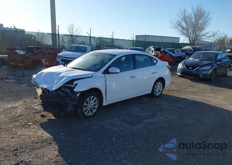 2017 Nissan Sentra S из США, поврежденный, VIN 3N1AB7AP5HY262748